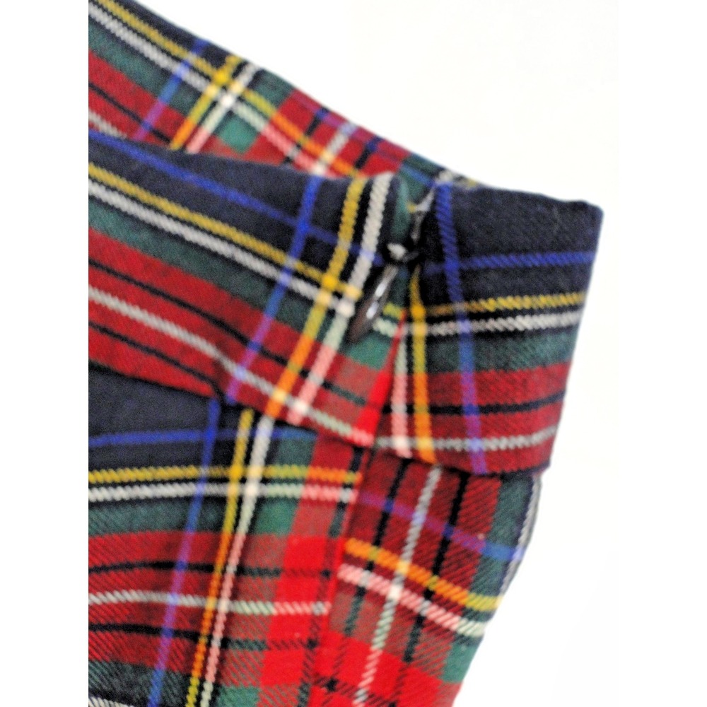 NWT Vintage Red/Black/Green/Blue/Yellow/White Talbots Petite Plaid Skirt Size 16 - Picture 9 of 9